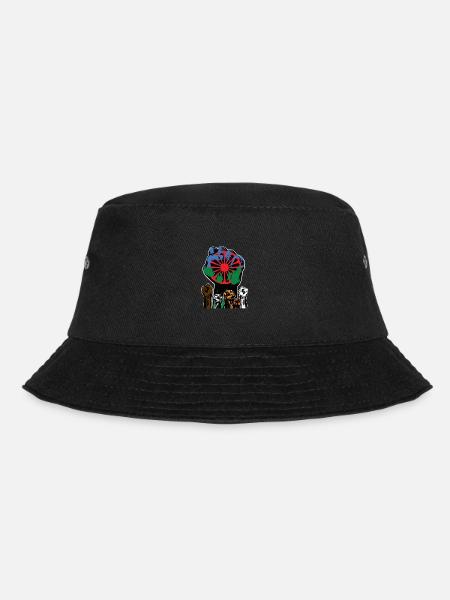 SINTI UND ROMA REVOLUTION ANTIZIGANISMUS - Bucket Hat - Schwarz