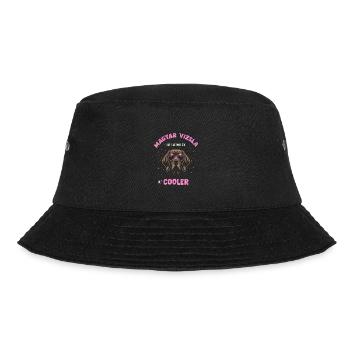 Magyar Vizsla - like a normal dog but cooler pink - Bucket Hat - black - Front - Lela (165cm)