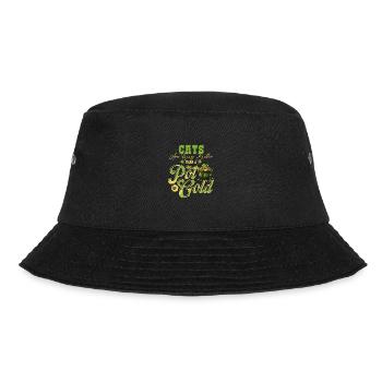 Cats Are Way Better Than A Pot Of Gold St - Bucket Hat - black - Front - Lela (165cm)