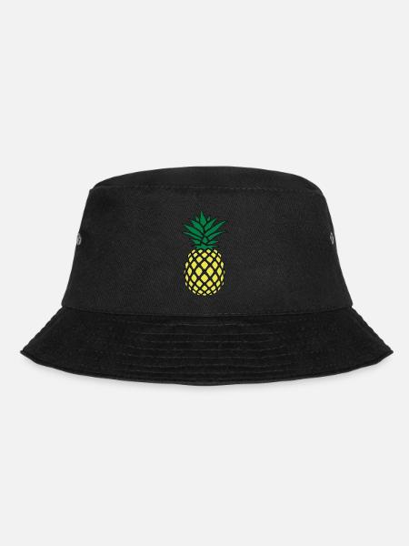 Funky pineapple - Bucket Hat - black