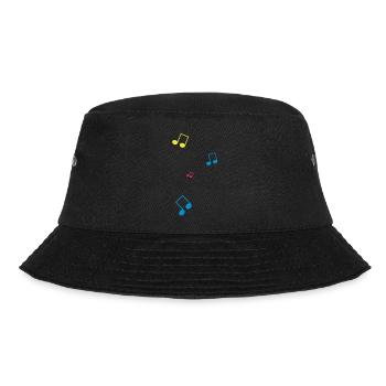 Noten - Bucket Hat - Schwarz - Vorne - Lela (165cm)