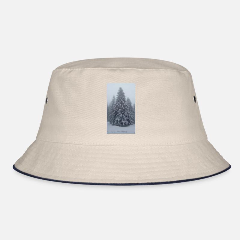 Tannenbaum im Schnee Bucket Hat