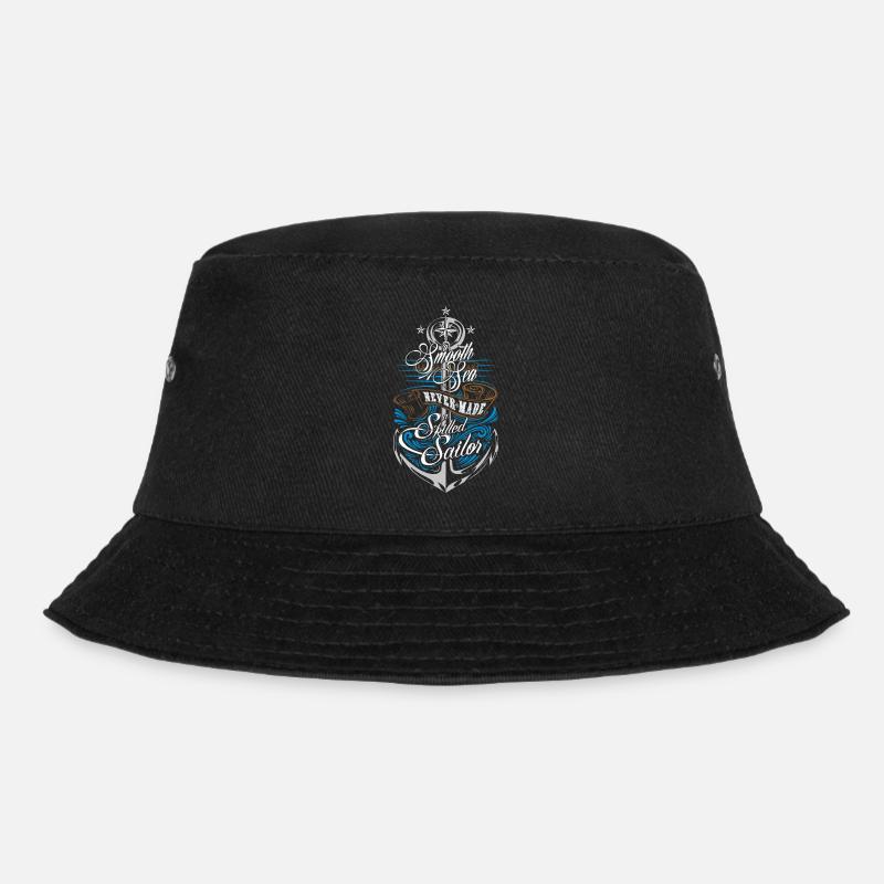 Anchor #2 - Bucket Hat - black