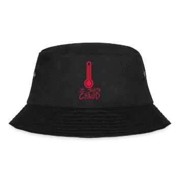 je suis chaud thermometre citation - Bob - noir - Devant - Lela (165cm)