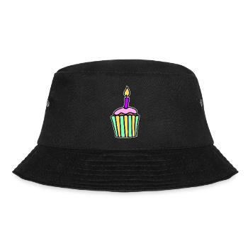 Cupcake - Bucket Hat - Schwarz - Vorne - Lela (165cm)