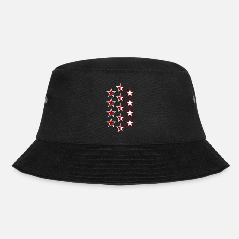 Flagge des Wallis - Bucket Hat - Schwarz