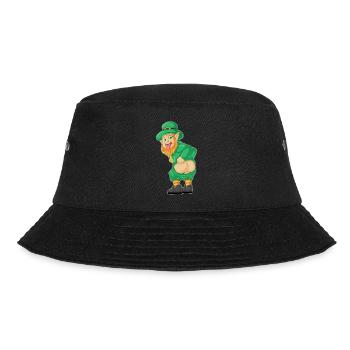 Chemise drôle de leprechaun – Te de la Saint-Patrick - Bob - noir - Devant - Lela (165cm)