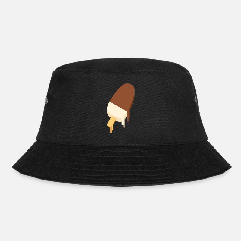 SLURP COLLECTION: EIS AM STIL – SCHOKO-VANILLE - Bucket Hat - Schwarz
