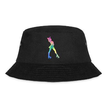 Mädchen Rollerblading Inline Skating Rollerblading - Bucket Hat - Schwarz - Vorne - Lela (165cm)
