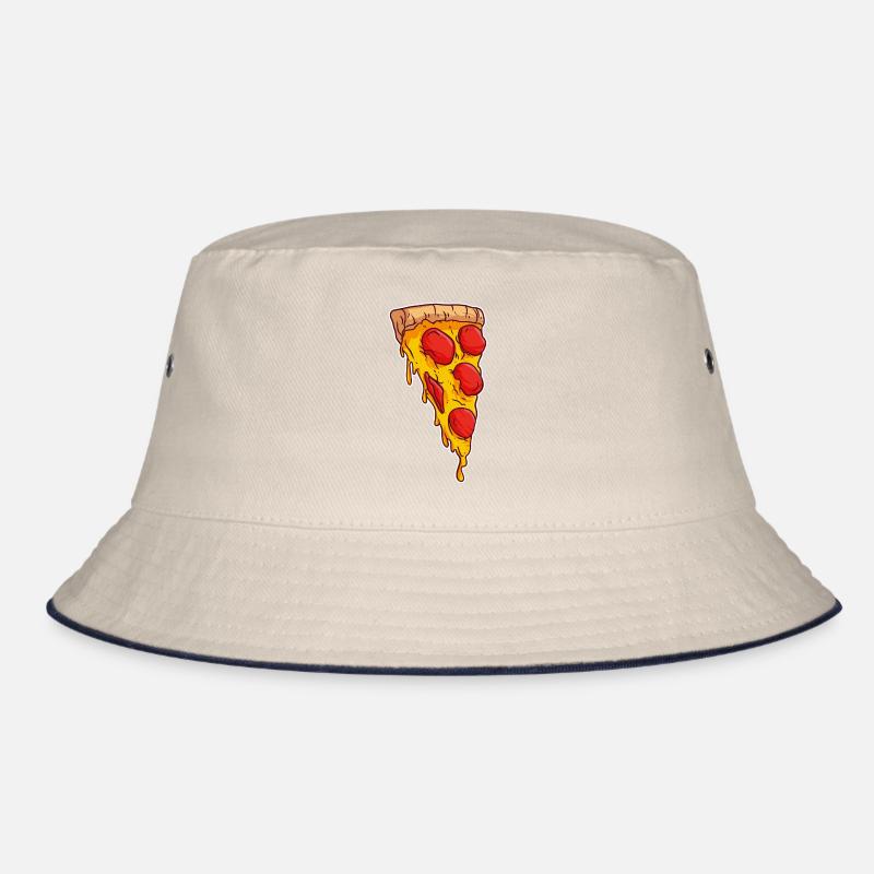 Pizza Crust Slice Pizza Pie Maker Baker Bucket Hat