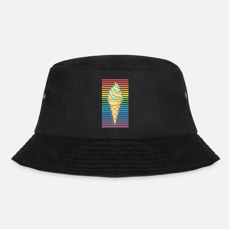 Eis - Bucket Hat - Schwarz