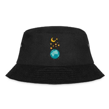 To the moon and back - Bucket Hat - black - Front - Lela (165cm)