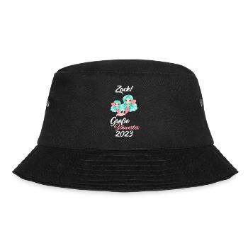 Große Schwester 2023 Meerjungfrau Geschwister Gesc - Bucket Hat - Schwarz - Vorne - Lela (165cm)