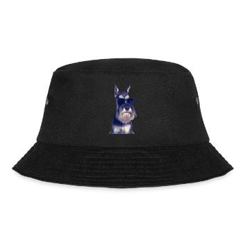Miniature Schnauzer - Bucket Hat - black - Front - Lela (165cm)
