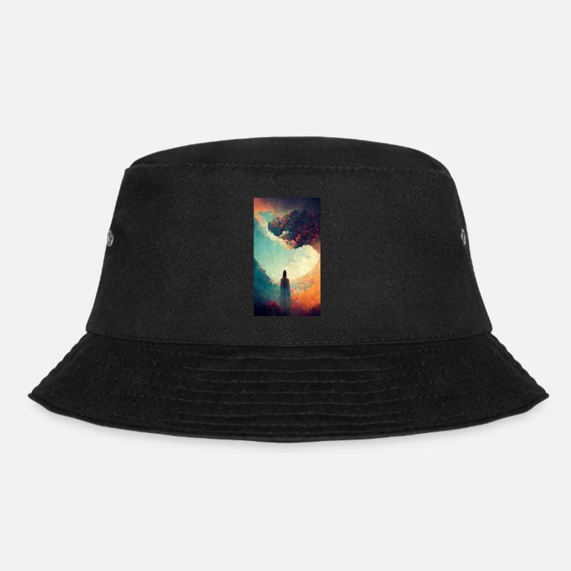 Friede - Bucket Hat - Schwarz