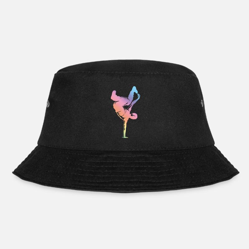Breakdance Silhouette - Bucket Hat - Schwarz