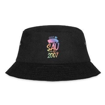 2007 Geile Sau - Bucket Hat - Schwarz - Vorne - Lela (165cm)