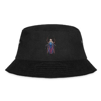 Big Beetle Stag - giant beetle deer - Bucket Hat - black - Front - Lela (165cm)
