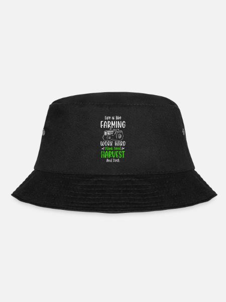 Landwirt Feldarbeiter Trecker Farmer - Bucket Hat - Schwarz