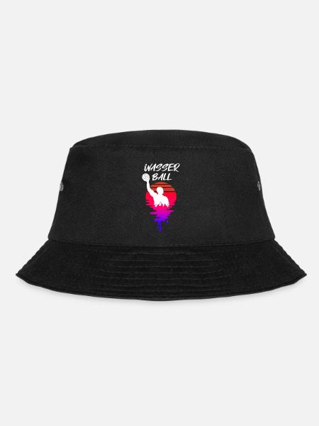 Wasserball Spieler Sunset - Bucket Hat - Schwarz