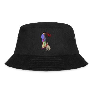 Hund - Bucket Hat - Schwarz - Vorne - Lela (165cm)
