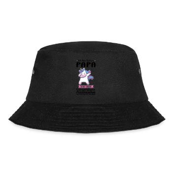 Krankenhaus Pflegefachfrau Pflegerin Geschenk - Bucket Hat - Schwarz - Vorne - Lela (165cm)