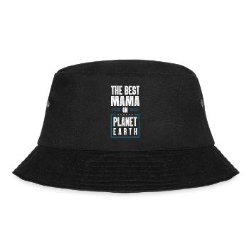 Beste Mama Spruch Mutter Mom - Bucket Hat - Schwarz - Vorne - Lela (165cm)