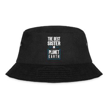 Best Sister Saying - Bucket Hat - black - Front - Lela (165cm)