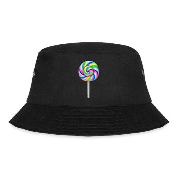 Beautiful lollipop full of colors - Bucket Hat - black - Front - Lela (165cm)