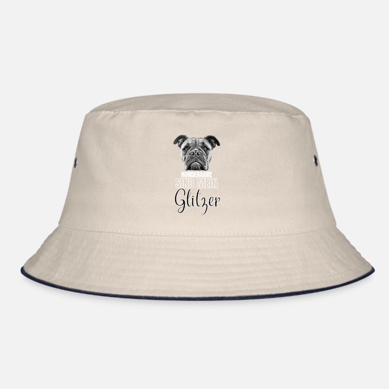 HUNDEHAARE sind mein GLITZER - Hund Hunde Bucket Hat