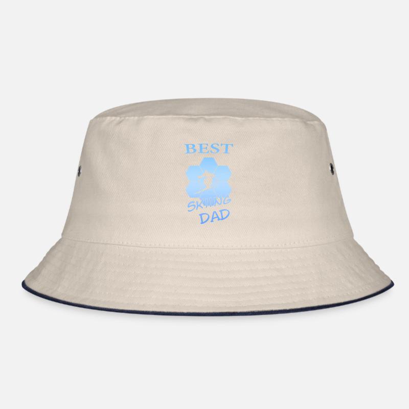 best skiing dad Bucket Hat