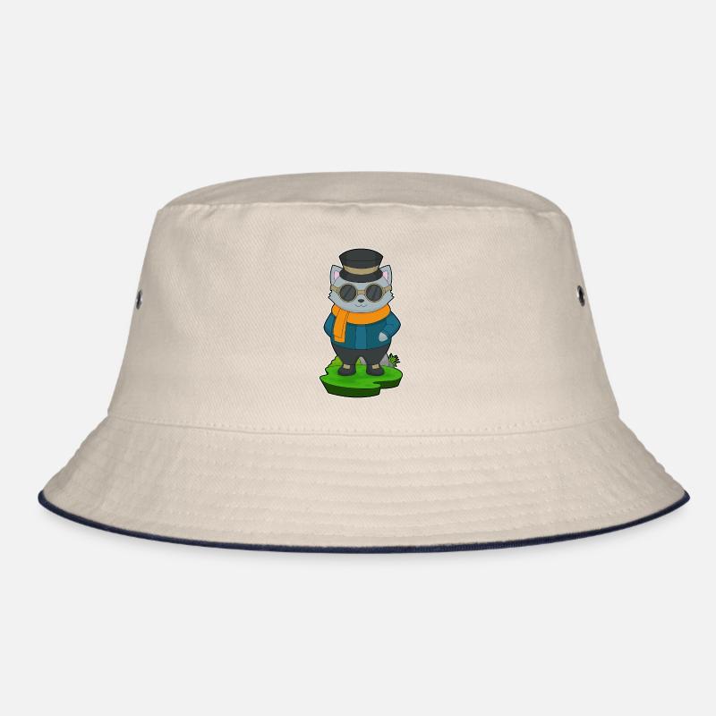 Katze Sonnenbrille Bucket Hat