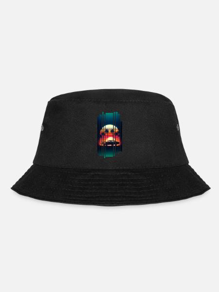 Voiture vintage California retrosunset - Bob - noir