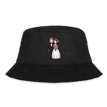 Mariée marié jeunes mariés mariage - Bob - noir - Devant - Lela (165cm)