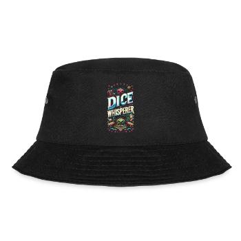 Dice Whisperer 10 - Bucket Hat - Schwarz - Vorne - Lela (165cm)