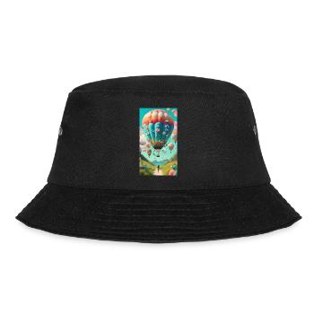 Ballon-Ballon - Bucket Hat - Schwarz - Vorne - Lela (165cm)