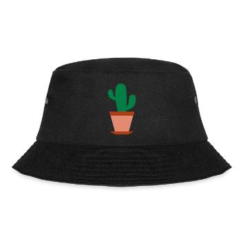 Kaktus - Bucket Hat - Schwarz - Vorne - Lela (165cm)