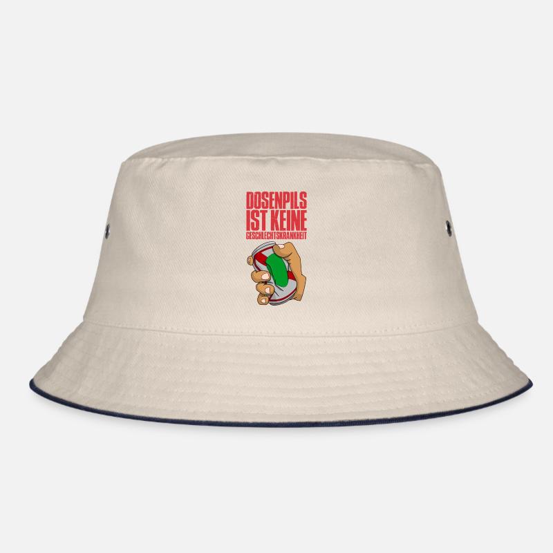 Biertrinker Saufen Alkohol Dosenbier Trinker Bier Bucket Hat