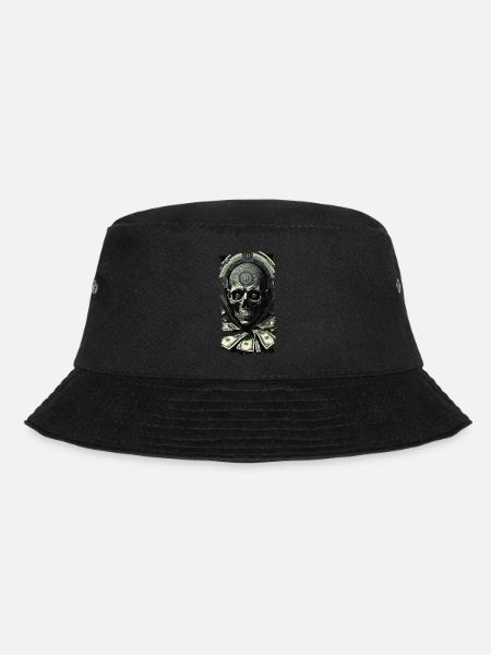 666moneyzombie No. 11 - Bucket Hat - black
