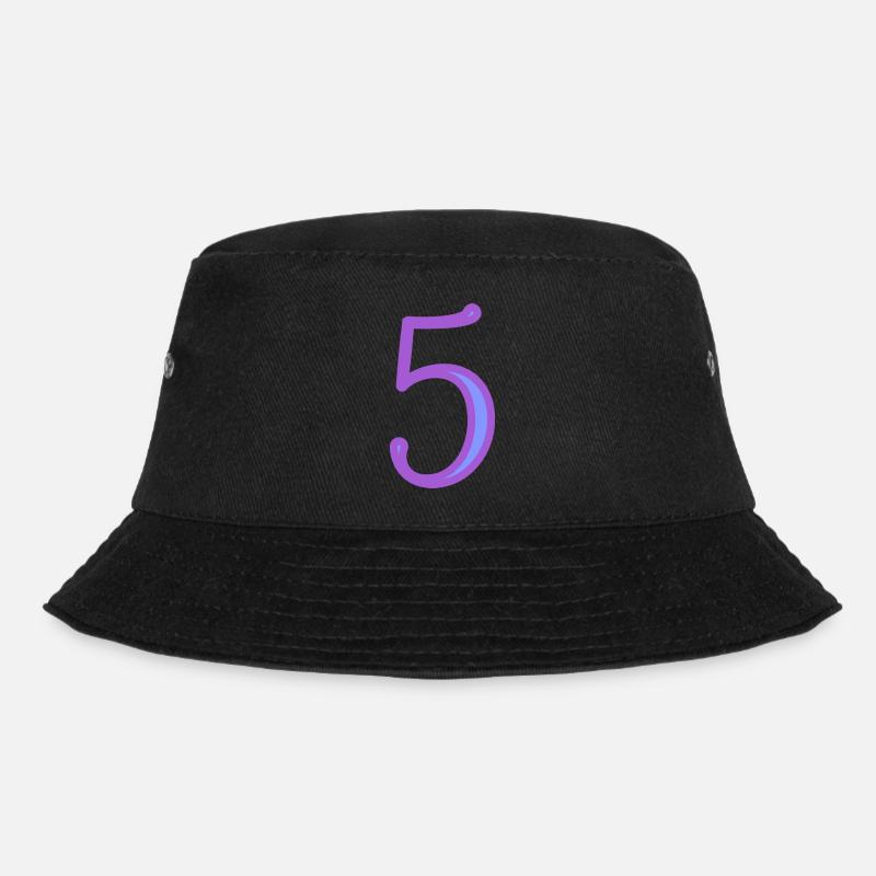 5. FIVE - Bucket Hat - black