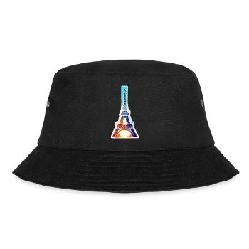 Eiffelturm #13 - Bucket Hat - Schwarz - Vorne - Lela (165cm)
