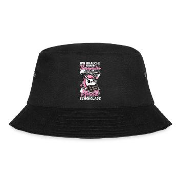 Lustiger Pferde Spruch Therapeut Pferd - Bucket Hat - Schwarz - Vorne - Lela (165cm)