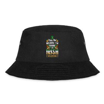 Irish Shamrock Pot Alcohol - Bucket Hat - black - Front - Lela (165cm)