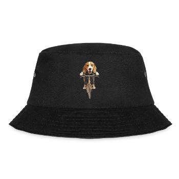 Beagle - Bucket Hat - Schwarz - Vorne - Lela (165cm)