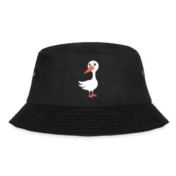 Storch - Bucket Hat - Schwarz - Vorne - Lela (165cm)