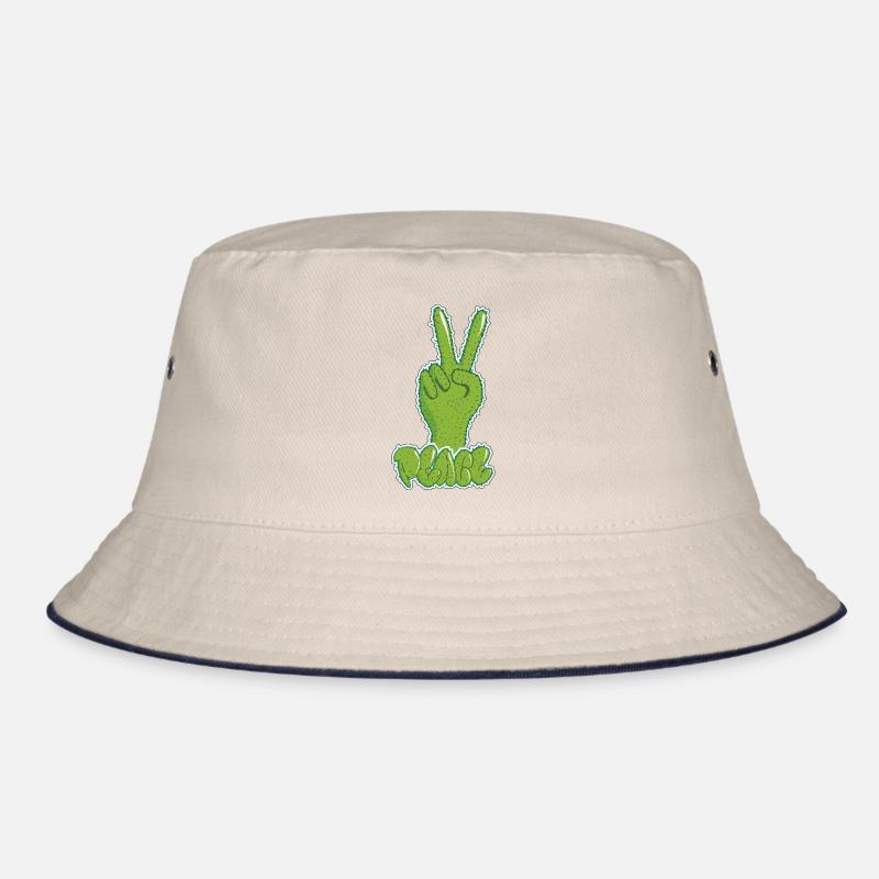 Graffiti Peace Bucket Hat