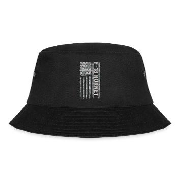 F-18 Hornet American Flag Military Camouflage F1 - Bucket Hat - black - Front - Lela (165cm)