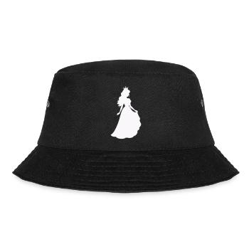 Royal Princess Silhouette - Bucket Hat - black - Front - Lela (165cm)