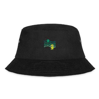It's my Birthday! Lustiger Gecko - Bucket Hat - Schwarz - Vorne - Lela (165cm)