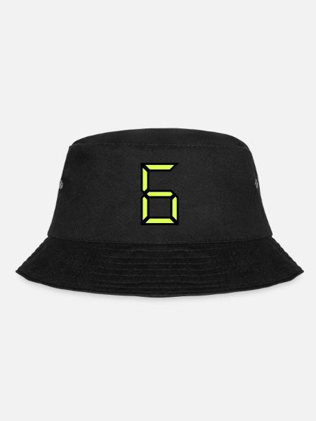 6. 6 YEARS. 6th ANNIVERSARY. BIRTHDAY 6 YEARS - Bucket Hat - black